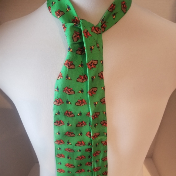 Nautica Lobster Trap Mens Tie Fishing - Picture 1 of 5